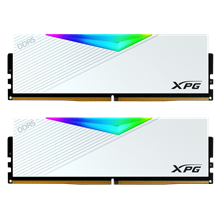 رم کامپیوتر دو کاناله ای دیتا مدل XPG Lancer RGB White حافظه 32 گیگابایت و فرکانس 6000 مگاهرتز